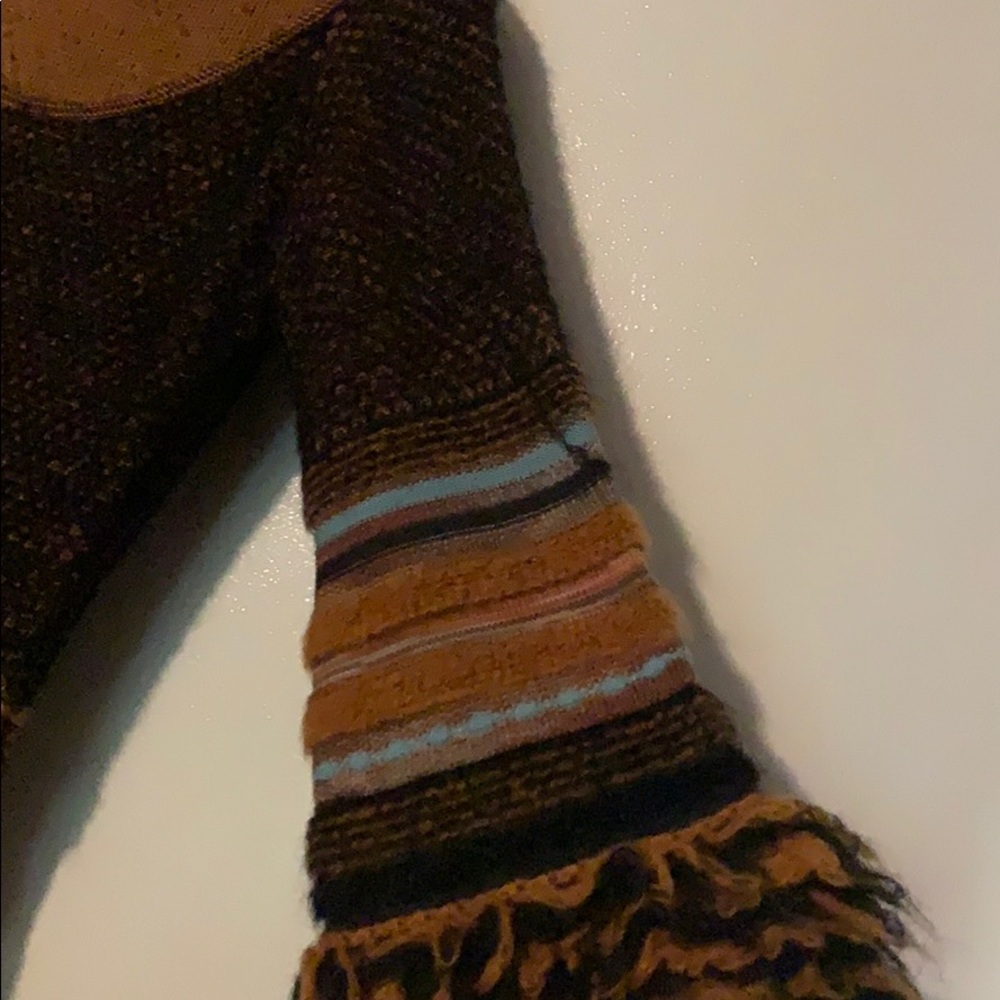 Missoni Brown and Orange Striped Mini Dress - Picture 4 of 8
